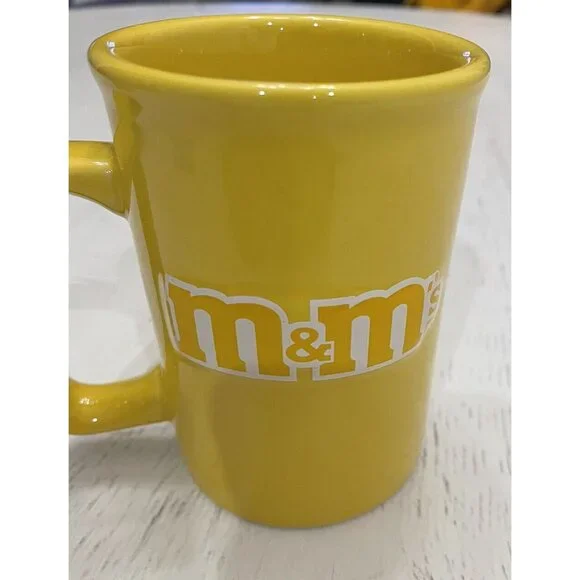 M&M's Yellow Man Mug Mars Licensed MM 3D Coffee Cup Mug Collectible - Picture 2 of 3